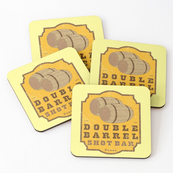 Artikelvorschau, Double Barrel Shot Bar Retro entworfen und verkauft von skocartwork.