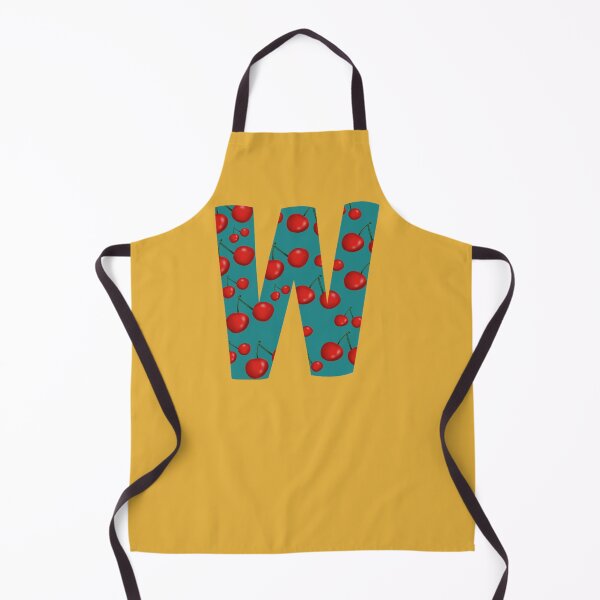 Item preview, Red Cherries Initial Monogram Letter W - Fruit designed and sold by Karen Ekdahl.