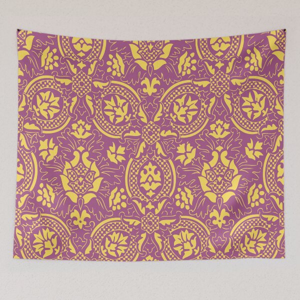 Item preview, Copy of  Vintage Ornament Pattern - Purple and Yellow designed and sold by LamaraK.