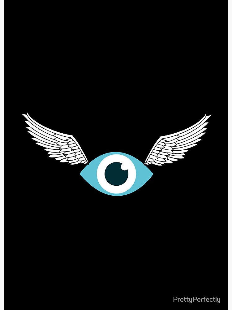 weirdcore eyes and wings | Art Board Print