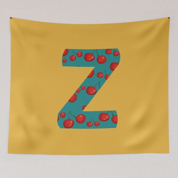 Item preview, Red Cherries Initial Monogram Letter Z - Fruit  designed and sold by Karen Ekdahl.