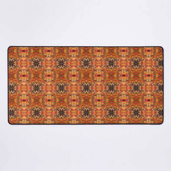 Item preview, Zentangle Mosaic Patterns in Orange tones designed and sold by ArtyZen.