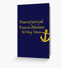Navy Vet Greeting Card