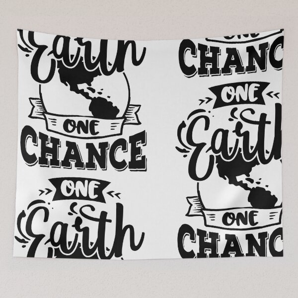 Item preview, one earth one chance - earth day designed and sold by JaMatt1983.