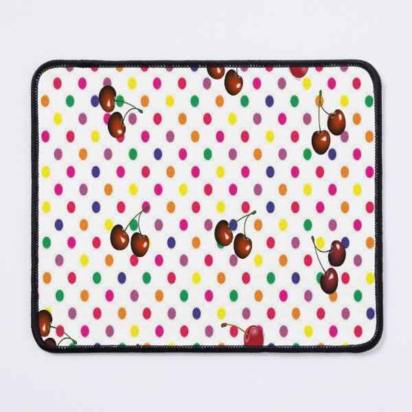 Item preview, Polka Dots and Cherries, bold colorful abstract playful design inspired by nature designed and sold by Adri Barnard.