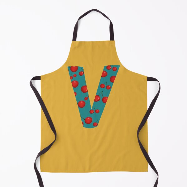 Item preview, Red Cherries Initial Monogram Letter V - Fruit designed and sold by Karen Ekdahl.