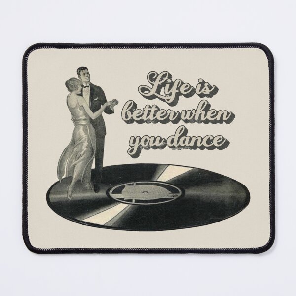 Item preview, Life Is Better When You Dance, Vintage 20's Dancing Couple On A Vinyl Record designed and sold by TrulyEpoque.