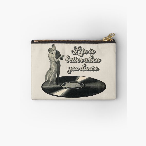 Item preview, Life Is Better When You Dance, Vintage 20's Dancing Couple On A Vinyl Record designed and sold by TrulyEpoque.