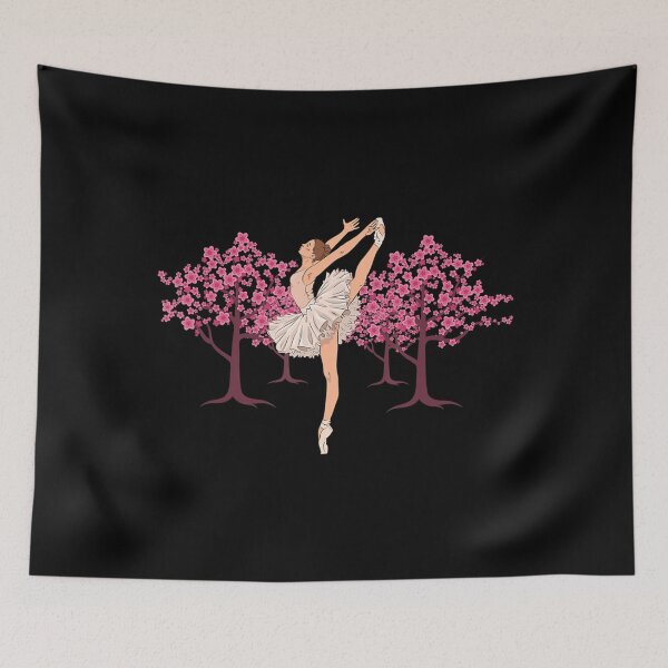 Item preview, Beautiful Sakura Cherry Blossom En Pointe Ballerina Ballet  designed and sold by egginsaqbuss.