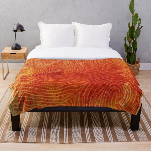 Item preview, Abstract red wavy lines designed and sold by contegaga.