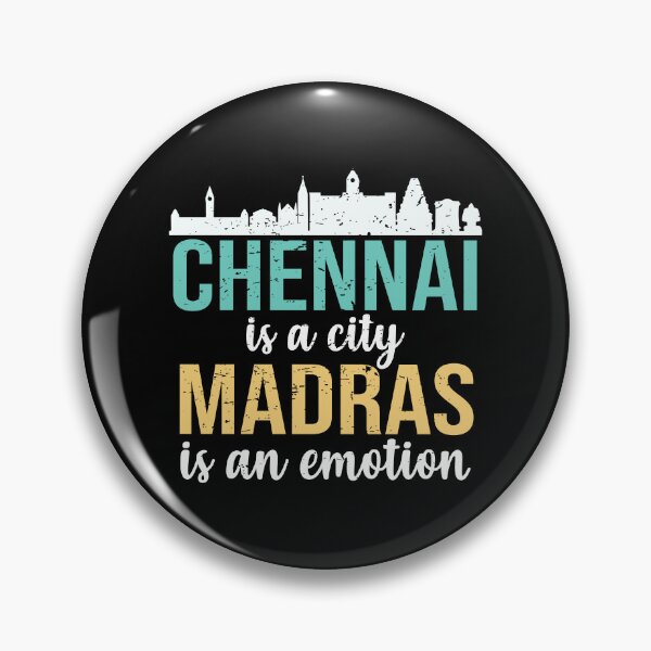 Item preview, Chennai is a city, Madras is an emotion Tamil  designed and sold by alltheprints.