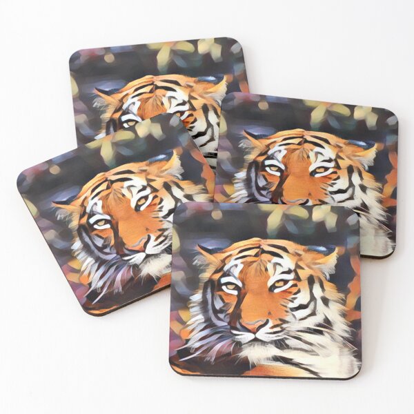 Item preview, The Smiling Tiger designed and sold by KiwiArtistDK.