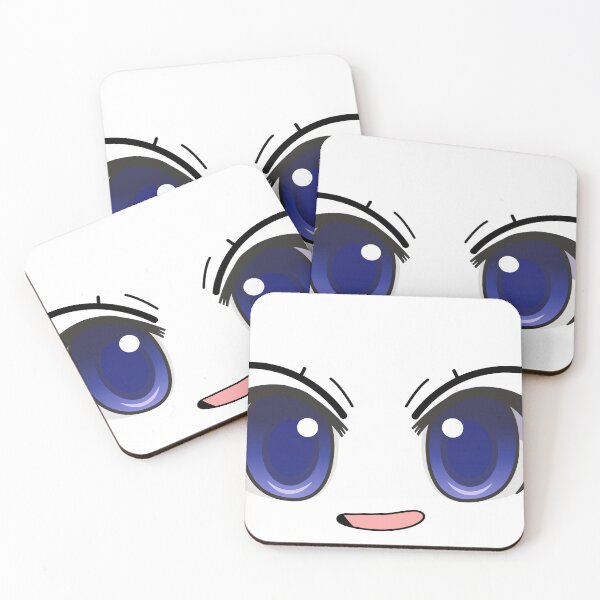 Item preview, Happy anime face. Manga style big blue eyes designed and sold by lllKWPHOTOlll.
