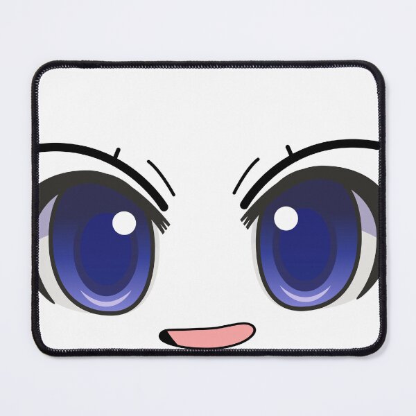 Item preview, Happy anime face. Manga style big blue eyes designed and sold by lllKWPHOTOlll.