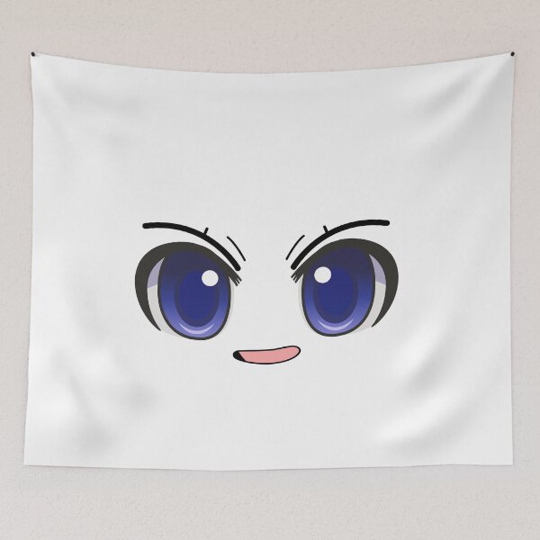 Item preview, Happy anime face. Manga style big blue eyes designed and sold by lllKWPHOTOlll.
