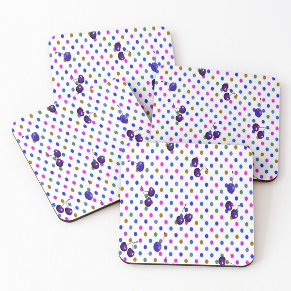 Item preview,  Polka Dots and Cherries,4, bold colorful abstract playful design inspired by nature designed and sold by Adri Barnard.