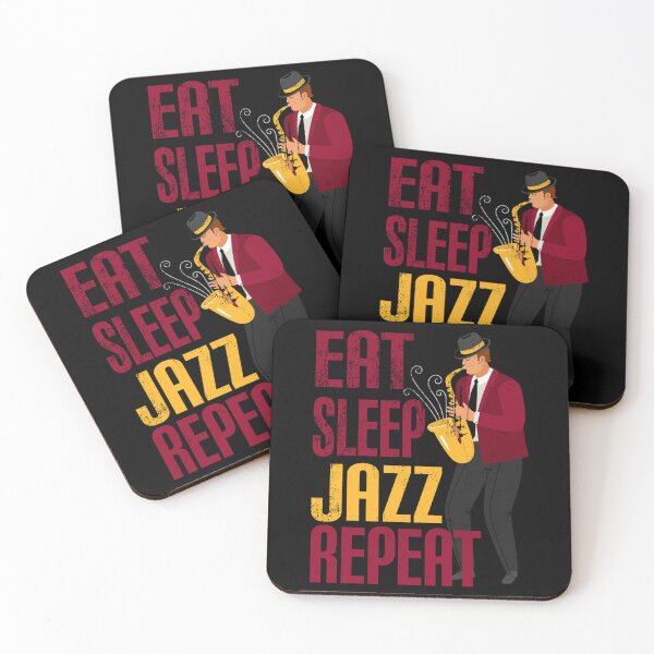 Item preview, Eat Sleep Jazz Repeat Funny Gift For Saxophone Lovers Tank Top designed and sold by rikazr6sr1.