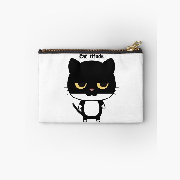 Item preview, Cat-titude- black and white cat designed and sold by priyankajustine.