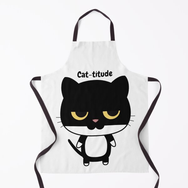 Item preview, Cat-titude- black and white cat designed and sold by priyankajustine.