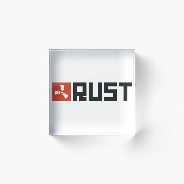 Rust Title Acrylic Block
