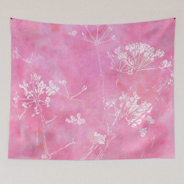 Artikelvorschau, Alexanders Seed Heads auf Pink entworfen und verkauft von Susan Woolley.