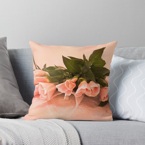 Item preview, Peach Godetia's And Lace designed and sold by Sandra Foster.