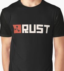 Rust logo white Graphic T-Shirt