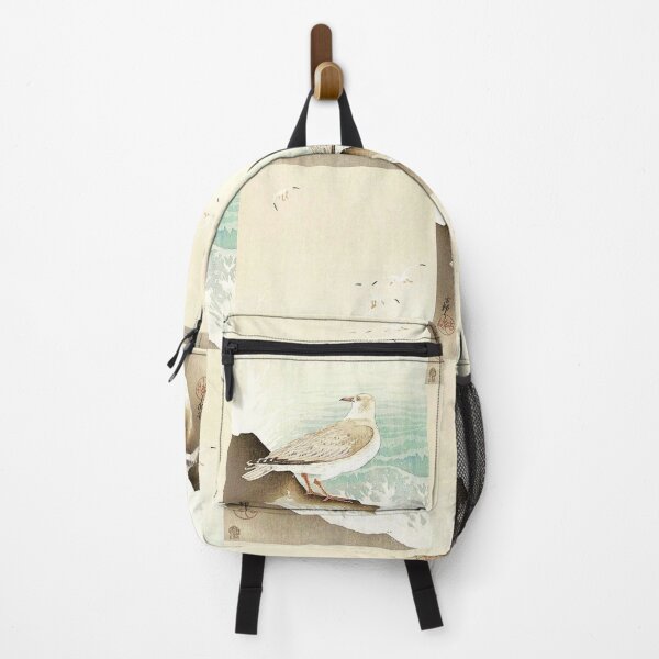 Item preview, Gull on rock 1910 by Ohara Koson. Digitally enhanced by WatermarkNZ Press without white border. designed and sold by CristalleLisa.