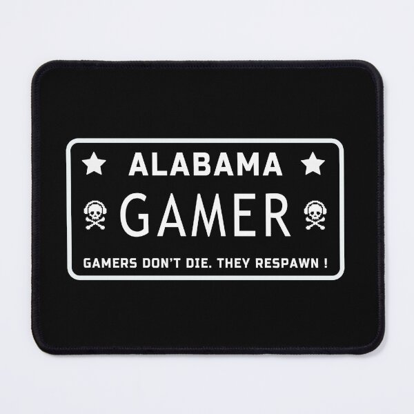 Item preview, Gamer - Alabama State - Gamers don't die, they respawn designed and sold by Sky-99.