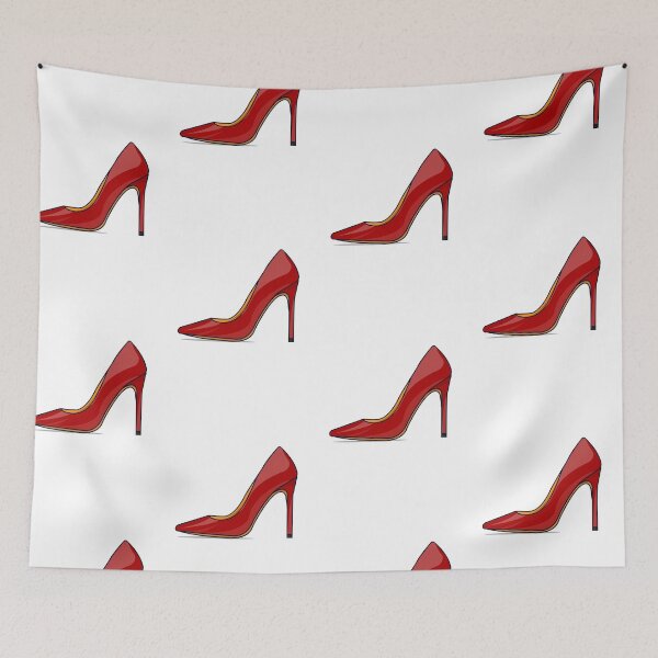 Item preview, red lady shoe designed and sold by Art Shadow.