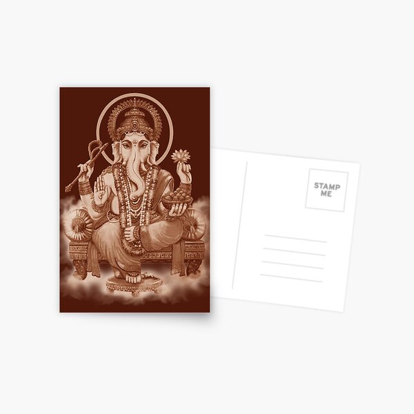 Ganesh the Remover of all obstacles Postcard