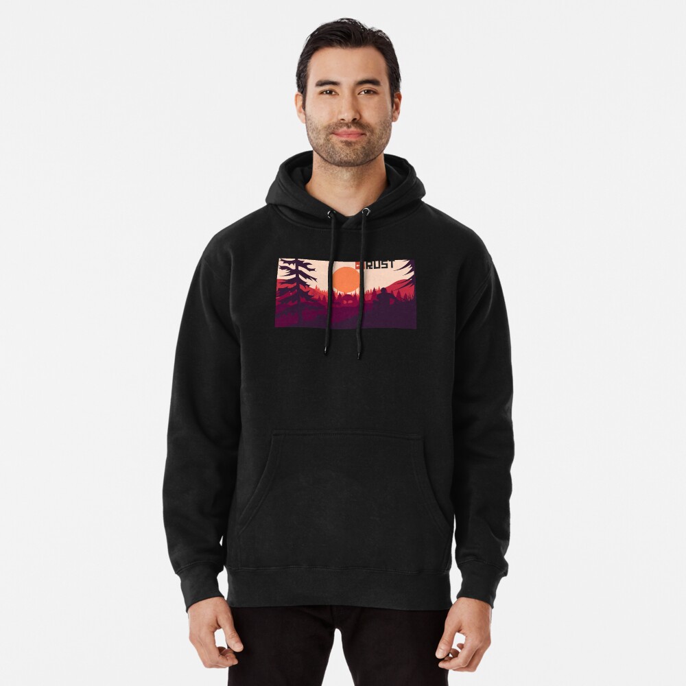 Rust discount colour hoodie