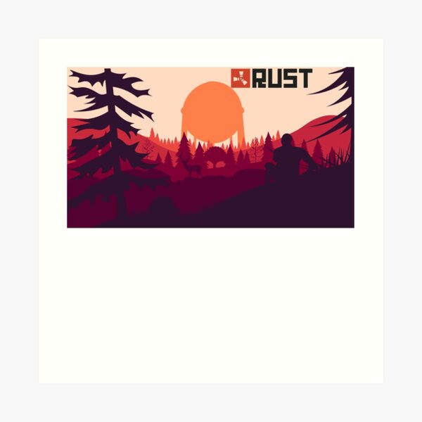 Rust background Art Print