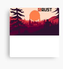 Rost Hintergrund Leinwanddruck