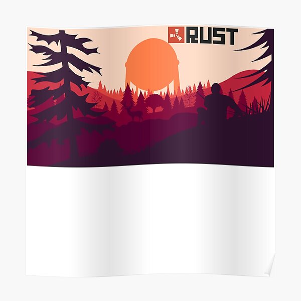 Rust Game Posters Redbubble