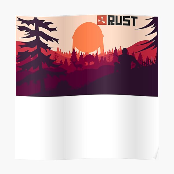 Rosthintergrund Poster