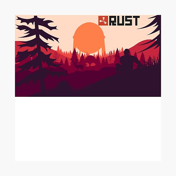 Rust background Photographic Print