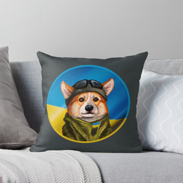Item preview, I STAND WITH UKRAINE - UKRAINE Classic T-Shirt,  Corgi Love, Corgi Defender, Support Ukraine designed and sold by ukrainiancorgi.