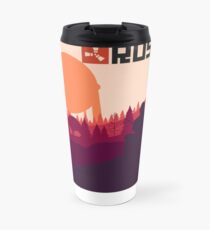 Rust background Travel Mug