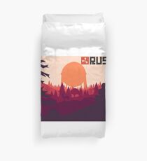 Rust background Duvet Cover