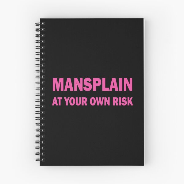 Item preview, Mansplain at your own risk designed and sold by ValentinaHramov.
