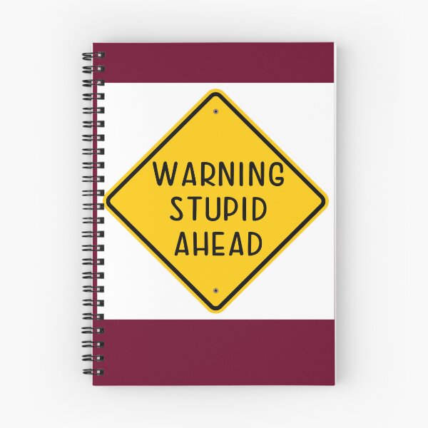 Item preview, Warning Stupid Ahead Stickers and Gifts designed and sold by Willyboy16.