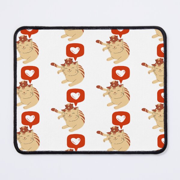 Item preview, Mother and baby brown cat with love icon designed and sold by priyankajustine.