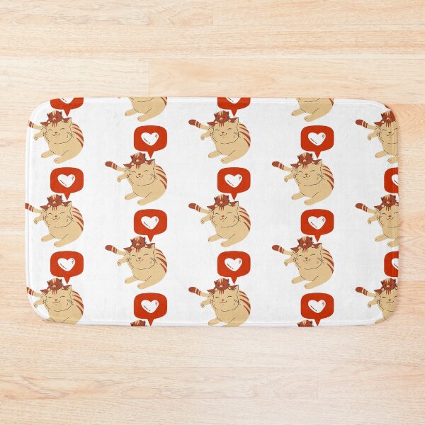 Item preview, Mother and baby brown cat with love icon designed and sold by priyankajustine.