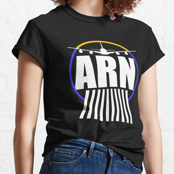 ARN Stockholm Arlanda Airport 3 Letter Code Classic T-Shirt
