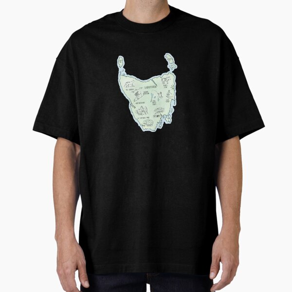 Item preview, Tasmanian Illustrated Map designed and sold by Amanda Webster.