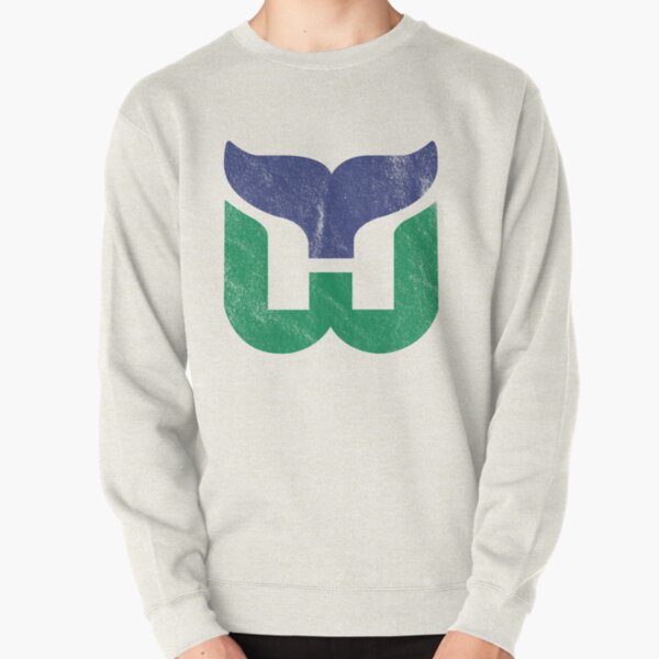 Hartford Whalers Champion Reverse Weave Pullover Hoodie - Heathered Gray