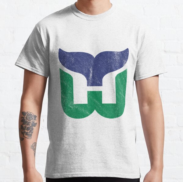 Nhl Hartford Whalers Men's Past Ice Gray Vintage Logo T-shirt : Target