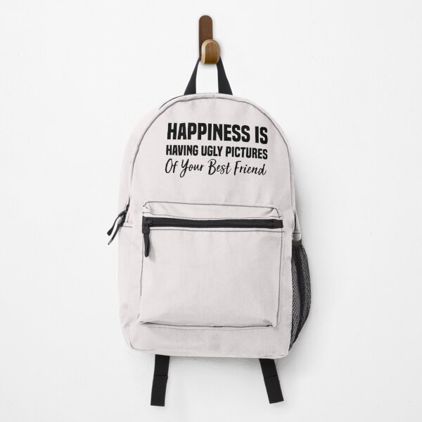 Item preview, funny happiness is having ugly pictures of your best friend designed and sold by Crystakim.