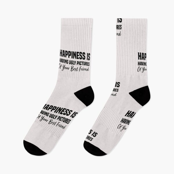Item preview, funny happiness is having ugly pictures of your best friend designed and sold by Crystakim.